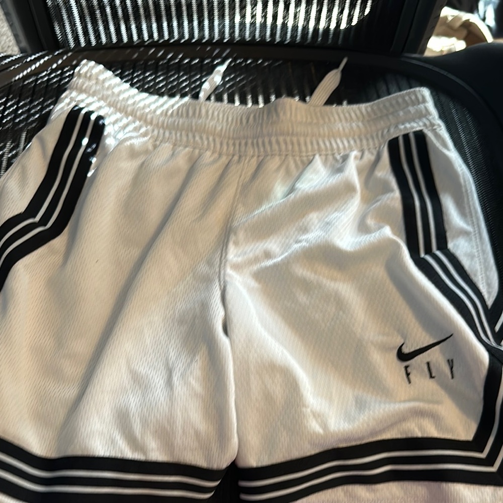Nike White Athletic Shorts